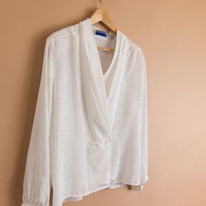 Karen Scott Soft Button Up Satin Silky